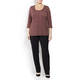 MARINA RINALDI JERSEY TOP MULBERRY