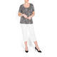 MARINA RINALDI PRINTED TOP