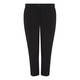 MARINA RINALDI VOYAGE WOOL BLEND ANKLE GRAZER TROUSER BLACK