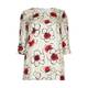 Marina Rinaldi floral print silk twill Tunic