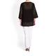 Marina Rinaldi Black Broderie Anglais Tunic