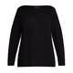 MARINA RINALDI BEADED SWEATER BLACK