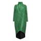 MASHIAH emerald pleated reversible cocktail COAT