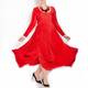 MASHIAH red statement DRESS with tie detail