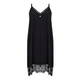 MAT. SILKY LACE TRIM camisole style dress