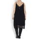 MAT. SILKY LACE TRIM camisole style dress