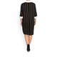 MAXIMA PINSTRIPE SHIRT DRESS