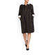 MAXIMA PINSTRIPE SHIRT DRESS