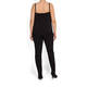 MAXIMA STRETCH JERSEY BLACK CAMI WITH LACE DETAIL