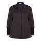 MAXIMA BLACK SHIRT WITH STUD COLLAR