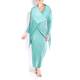 MASHIAH MINT GREEN PLEATED DRESS + JACKET 