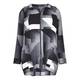 Mashiah Grey Abstract Print Jacket