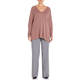 ELENA MIRO KNITTED TWINSET ROSE