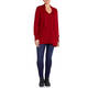 ELENA MIRO 100% WOOL SWEATER RED