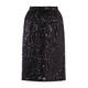 ELENA MIRO BLACK SEQUIN SKIRT 