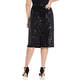 ELENA MIRO BLACK SEQUIN SKIRT 