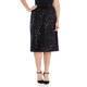 ELENA MIRO BLACK SEQUIN SKIRT 