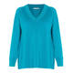 ELENA MIRO WOOL AND CASHMERE BLEND SWEATER TEAL