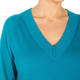 ELENA MIRO WOOL AND CASHMERE BLEND SWEATER TEAL