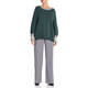 ELENA MIRO PURE WOOL SWEATER GREEN