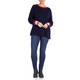 ELENA MIRO PURE WOOL SWEATER NAVY