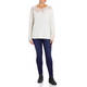 ELENA MIRO WOOL BLEND SWEATER WHITE