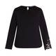ELENA MIRO WOOL BLEND SWEATER BLACK