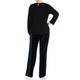 ELENA MIRO WOOL BLEND SWEATER BLACK