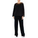 ELENA MIRO WOOL BLEND SWEATER BLACK