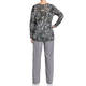 ELENA MIRO FLORAL PRINT SWEATER GREEN