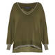 ELENA MIRO SWEATER AND CAMISOLE SET KHAKI