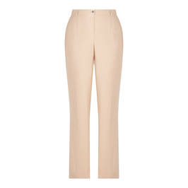 PIAZZA DELLA SCALA VISCOSE TROUSERS TAN - Plus Size Collection