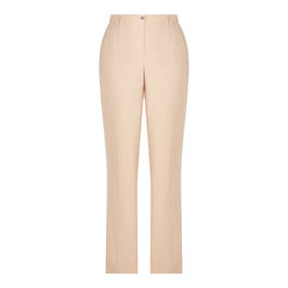 PIAZZA DELLA SCALA VISCOSE TROUSERS TAN - Plus Size Collection