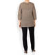 LUISA VIOLA KNITTED TUNIC TAUPE