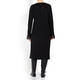 ELENA MIRO LACE CUFF SWEATER BLACK