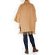 ELENA MIRO FRINGED PONCHO LATTE