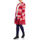 ELENA MIRO LONG FRINGED CARDIGAN RED
