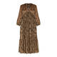 ELENA MIRO SNAKE PRINT DRESS