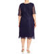 ELENA MIRO LACE DRESS NAVY