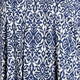 ELENA MIRO PRINT DRESS BLUE AND WHITE 
