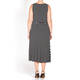 ELENA MIRO STRETCH JERSEY CROSSOVER DRESS