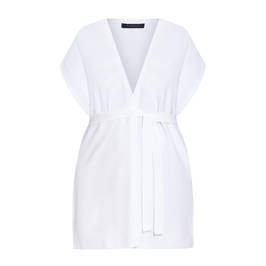 ELENA MIRO GILET WHITE - Plus Size Collection