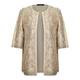 ELENA MIRO GOLD LACE LONG JACKET