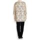 ELENA MIRO GOLD LACE LONG JACKET