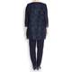 ELENA MIRO NAVY LACE LONG JACKET