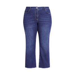 ELENA MIRO STRETCH CROPPED JEANS - Plus Size Collection