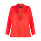 ELENA MIRO LINEN BLAZER RED 