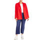 ELENA MIRO LINEN BLAZER RED 
