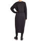 ELENA MIRO KNITTED DRESS ANTHRACITE