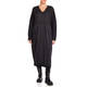 ELENA MIRO KNITTED DRESS ANTHRACITE